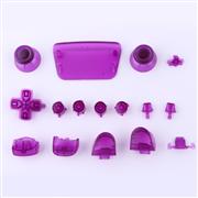 Complete Button Keys V2.0 for PS5 Controller Accessories 16pc Set - Clear Purple 02