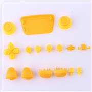 Complete Button Keys V2.0 for PS5 Controller Accessories 16pc Set - Yellow 02