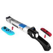 Gun Shaped Handgrip Sense Joystick Holder For Nintendo Switch/NS OLED Joy-con Black/White