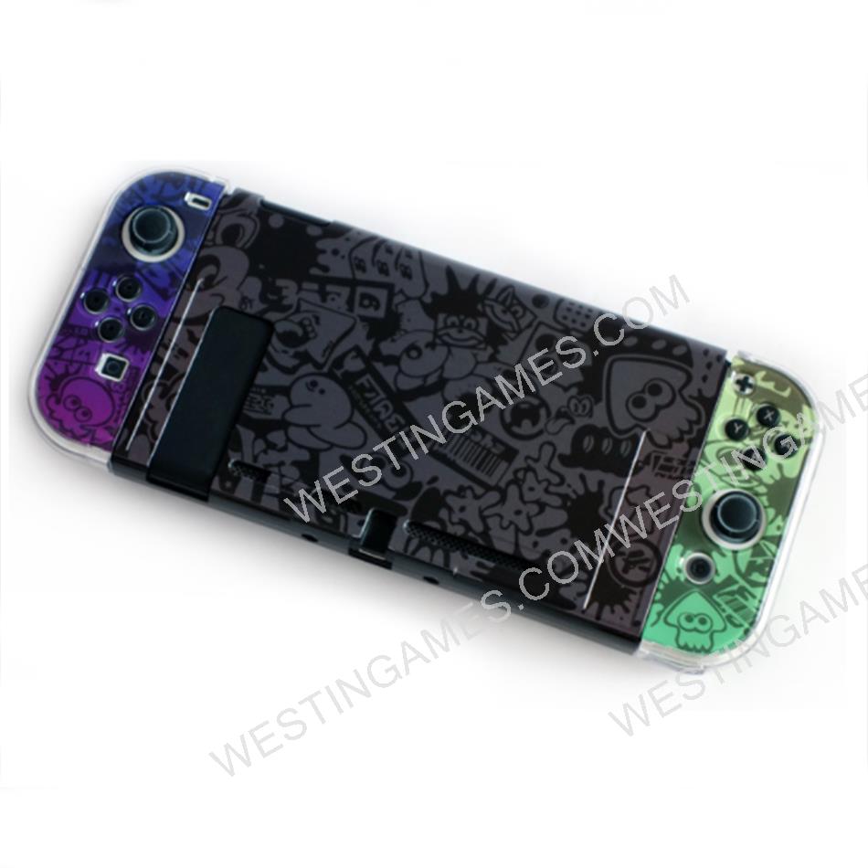 Upgrade Complete Fashion Protective Housing Shell Case Anti-Scratch for NS Switch - Splatoon 3