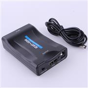 1080P HDMI to SCART Video Audio Upscale Converter AV Signal Adapter with USB Cable Box 04