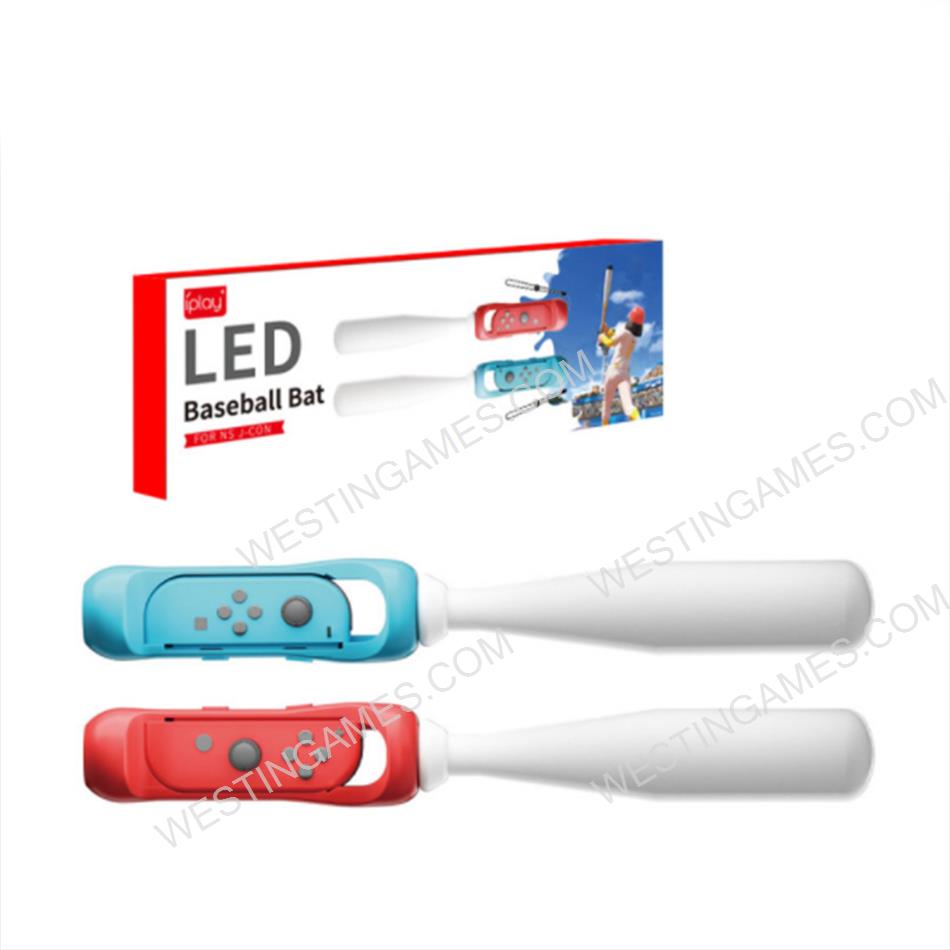 Switch Gamepad Baseball Grip Left and Right Small Handle Somatosensory Luminous Bat HBS-363for Switch OLED