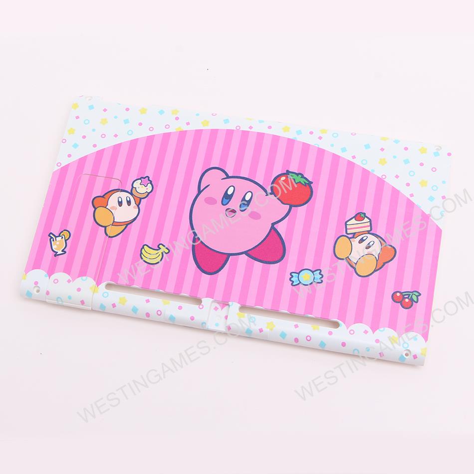 Replacement Rear Back Kirby Limited Cover with Stand for NS Switch
