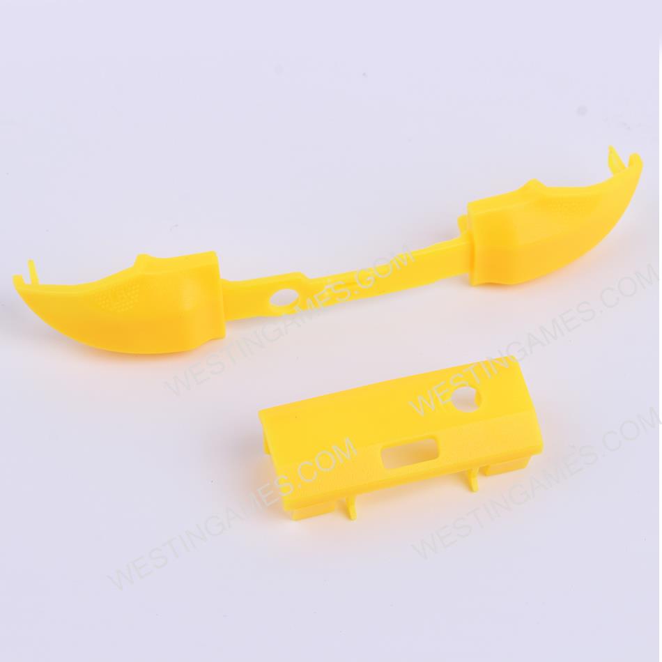 Replacement lb rb Trigger Button with Middle Piece Frame for XBOX Series x Controller - Yellow