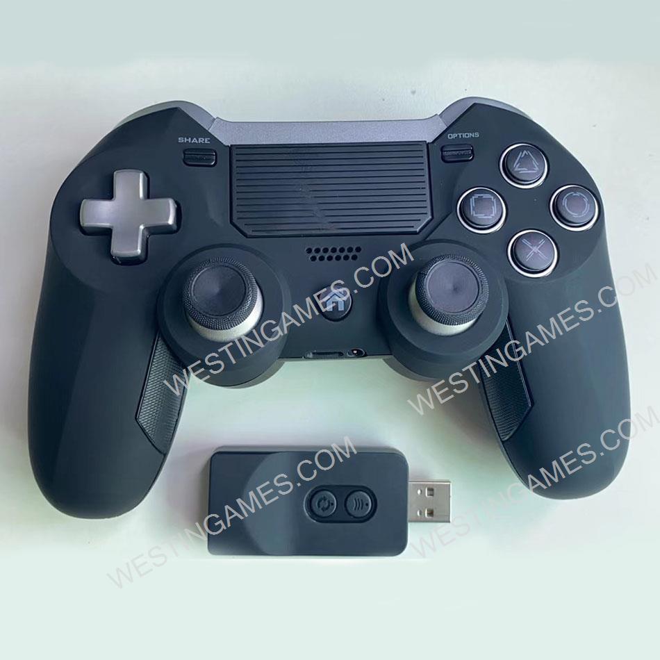 Wireless Elite Gamepad Controller with Adapter for Playstation PS5 - Black