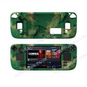 New Protective Anti-Slip Soft Silicone Skin Case for Steam Deck - Camouflage Green
