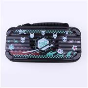 Black Protective Storage Hard Case Carrying Bag for Switch and OLED - Demon Slayer