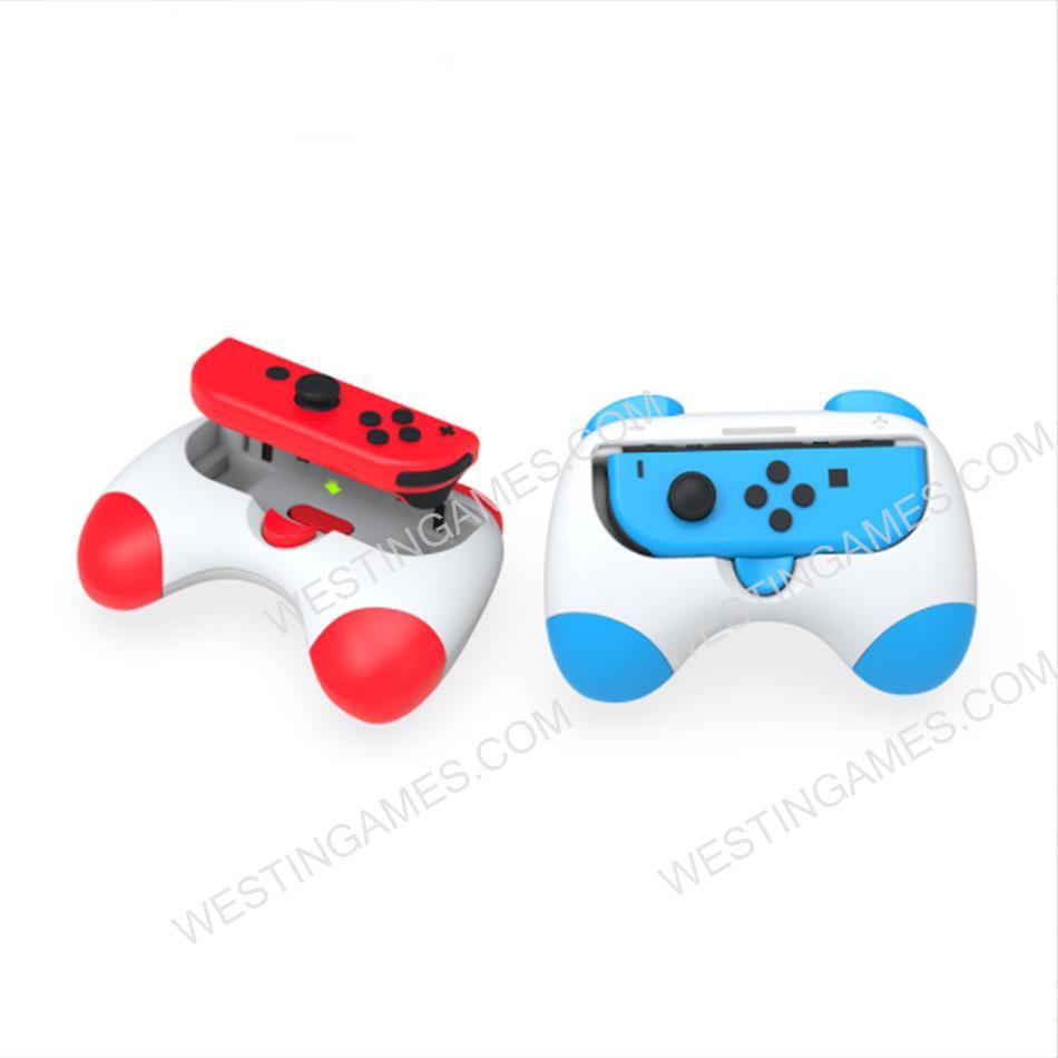 Handle bracket Gamepad Game Tns-2130 2 Set left and right for Switch Oled Blue/Red