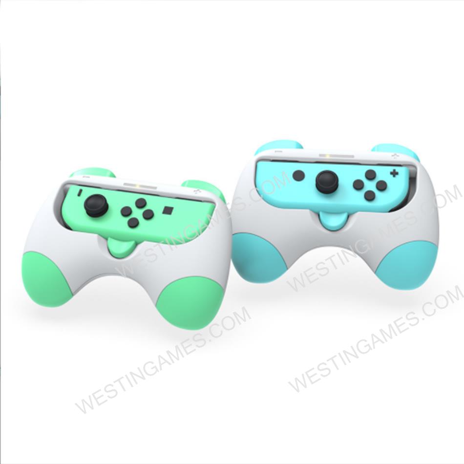 Handle bracket Gamepad Game Tns-2130 2 Set left and right for Switch Oled Green/Blue