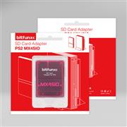 MX4SIO SIO2SD adaptateur de carte SD lecteur Transparent carte mémoire programme carte de jeu pour Consoles de jeu PS2 rouge clair