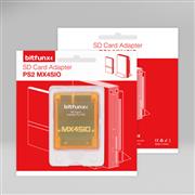 MX4SIO SIO2SD SD Card Adapter Transparent Reader Memory Card Program Game Card for PS2 Game Consoles Clear Orange