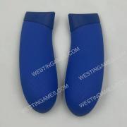 Anti Slip Handle Side Cover Rubber Grip For Xbox Series Controller Gamepad Rear Shell Right /Left Back Panels - Blue