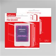 MX4SIO SIO2SD MicroSD TF Card Adapter Transparent Reader Memory Card Program for PS2 Game Consoles Clear Pulled