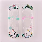 Soft Clear tpu+PC Grip Case and Ergonomic Shock-Absorption Flip Cover for switch OLED - Demon Slayer 02
