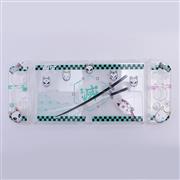 Soft Clear tpu+PC Grip Case and Ergonomic Shock-Absorption Flip Cover for switch OLED - Demon Slayer 04