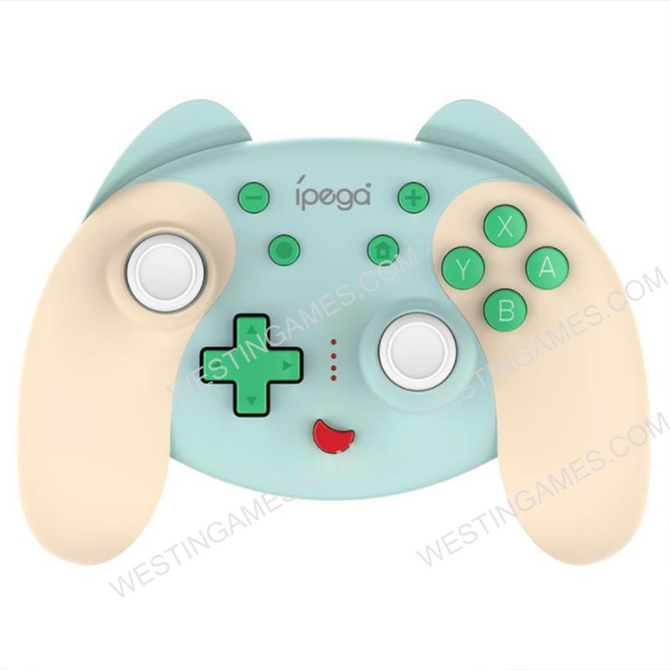 Wireless Bluetooth WakeUp Pro Gamepad Controller with Rear Button and 6 Axis for Switch - Isabelle Green