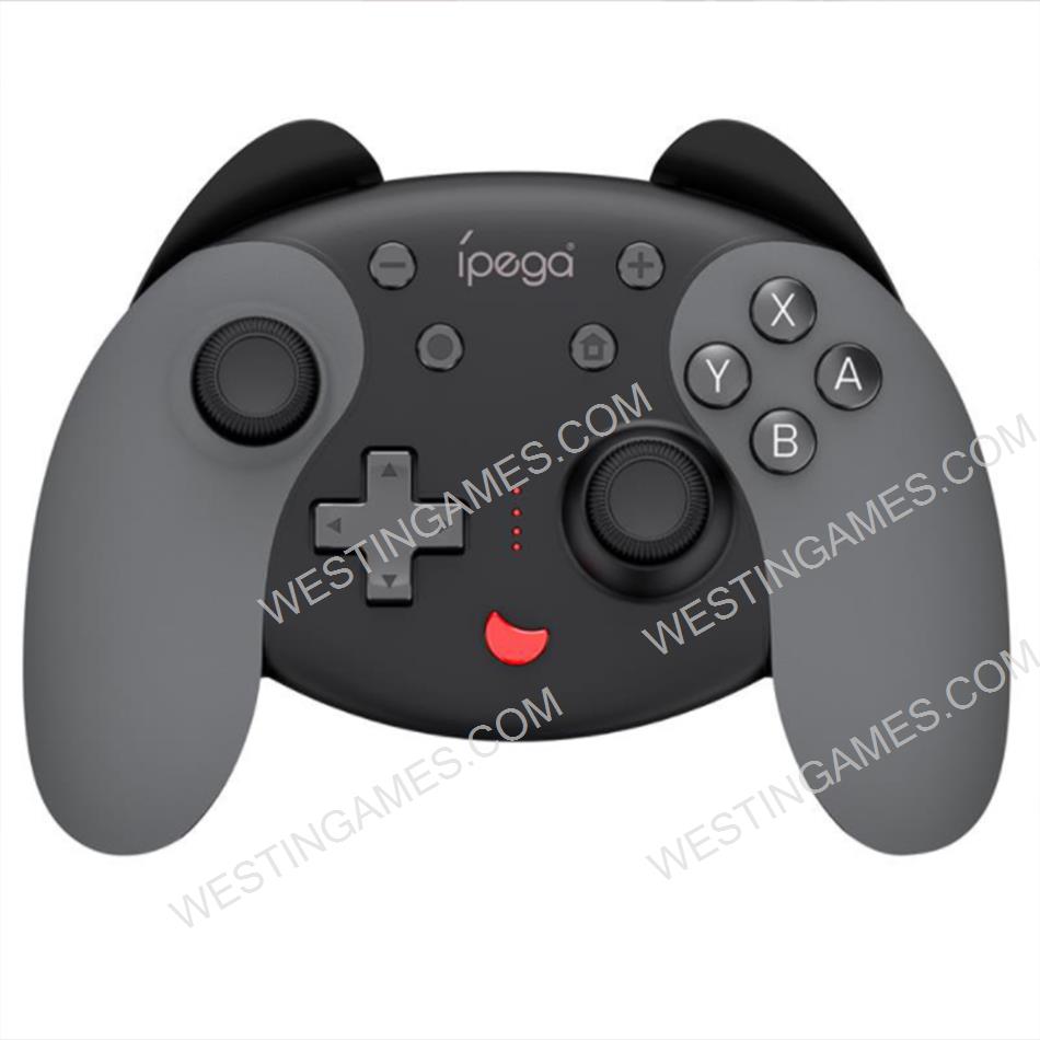 Wireless Bluetooth WakeUp Pro Gamepad Controller with Rear Button and 6 Axis for Switch - Isabelle Black