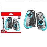 IINE Elite Joypad Wake Up Controller Auto Fire Mapping Function for Nintendo Switch/Lite/OLED Transparent White