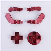 4 Paddles Buttons with 2 D-pad Set Replacement Parts for XBOX ONE Elite 1 and 2 Controller Red 02