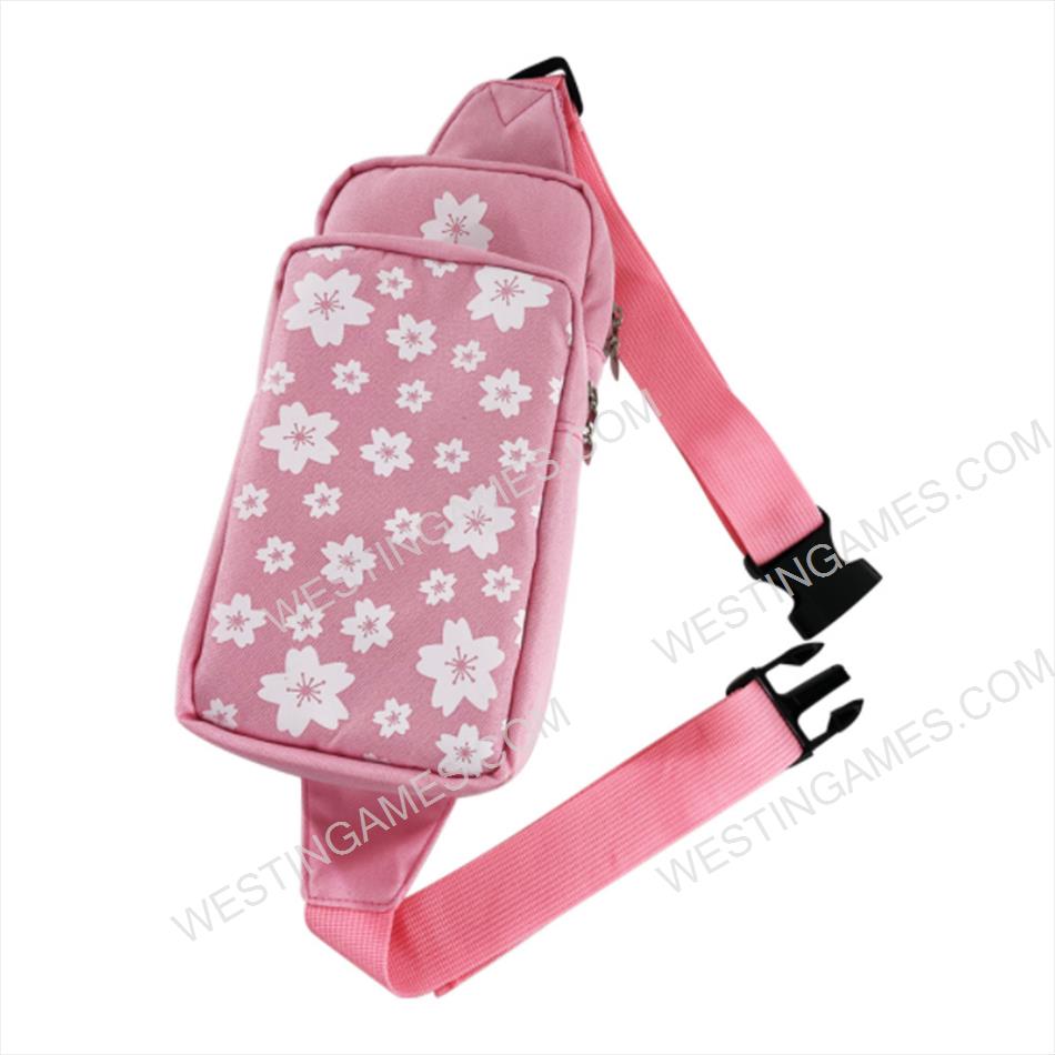Fashion Backpack Travel Bag Holds for NS Switch oled and Lite - Sakura