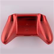 Replacement Mirror Chrome Top and Bottom Housing Shell Case for XBOX Series Controller - Red 03