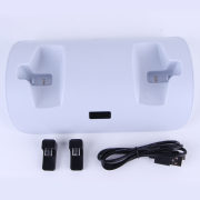 Charging Dock Charging Stand with LED Light and Type-c USB Cable for PSVR 2 Controllers White
