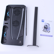 Multifunctional Cooling Stand with Cooler Discs Slot and Controller Charging Dock RGB Light for PS5 03