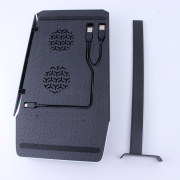 Multifunctional Cooling Stand with Cooler Discs Slot and Controller Charging Dock RGB Light for PS5 04