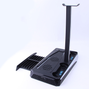 Multifunctional Cooling Stand with Cooler Discs Slot and Controller Charging Dock RGB Light for PS5 06