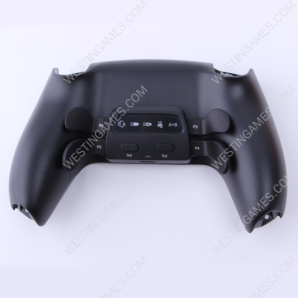4 Back Button Plus Programmable User-defined Mapping Three Gear Continuous Transmission Rear Key For PS5 BDM-010/020 Gamepad Controller Black