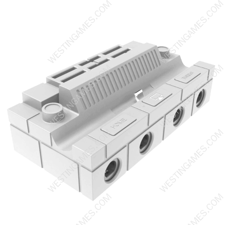 HDMI Adapter TV Video Converter Dock with NGC Joypad Adapter for NS Switch and OLED Console White