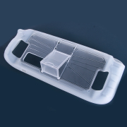 Comfortable PC Frame + tpu Grip Case and Ergonomic Shock-Absorption Cover for Steam Deck Clear 02