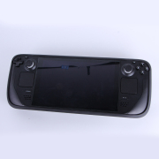Comfortable PC Frame + tpu Grip Case and Ergonomic Shock-Absorption Cover for Steam Deck Black+Clear 03