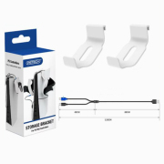 2 In 1 Controler Charging Cable and Gamepads Hanging Holder Storage Base Headphone Hanger for PS5 Handle Bracket VR2