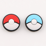 2in1 Lets go Pokemon Thumb Grips Analog Caps Silicone Rubber Kit For Switch joycon