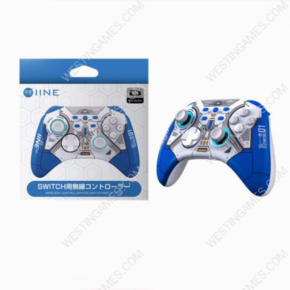 iine Wireless Bluetooth Controller with Rear Button and Turbo For Switch PC Mecha Orange