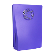 Replacement Housing Case Faceplate Cover with Vented Circle Design for PS5 HUD System - Purple