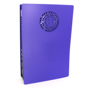 Replacement Housing Case Faceplate Cover with Vented Circle Design for PS5 HUD System - Purple 02