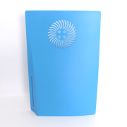 Replacement Housing Case Faceplate Cover with Vented Circle Design for PS5 HUD System - Light Blue 03