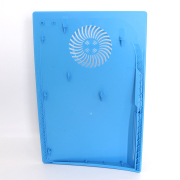 Replacement Housing Case Faceplate Cover with Vented Circle Design for PS5 HUD System - Light Blue 04