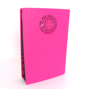 Replacement Housing Case Faceplate Cover with Vented Circle Design for PS5 HUD System - Pink 02