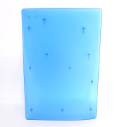 Replacement Housing Case Faceplate Cover for PS5 UHD System - Clear Blue 05