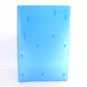 Replacement Housing Case Faceplate Cover for PS5 UHD System - Clear Blue 06