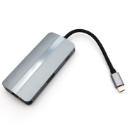 6in1 Docking Station Quick Transmission Multi-purpose Plug Play Gigabit Network USB3.0 USB2.0 TF/SD-card Hub for Laptop Switch and Steam Deck 03