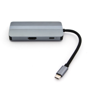 6in1 Docking Station Quick Transmission Multi-purpose Plug Play Gigabit Network USB3.0 USB2.0 TF/SD-card Hub for Laptop Switch and Steam Deck 04