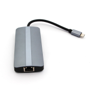 6in1 Docking Station Quick Transmission Multi-purpose Plug Play Gigabit Network USB3.0 USB2.0 TF/SD-card Hub for Laptop Switch and Steam Deck 05