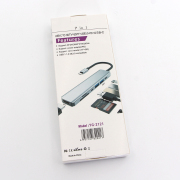 7in1 Docking Station Quick Transmission Multi-purpose Plug Play Gigabit Network 100mbps TYPE-C USB3.0 USB2.0 TF/SD-card Hub for Laptop Switch and Steam Deck 02