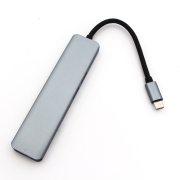 7in1 Docking Station Quick Transmission Multi-purpose Plug Play Gigabit Network 100mbps TYPE-C USB3.0 USB2.0 TF/SD-card Hub for Laptop Switch and Steam Deck 03