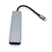 7in1 Docking Station Quick Transmission Multi-purpose Plug Play Gigabit Network 100mbps TYPE-C USB3.0 USB2.0 TF/SD-card Hub for Laptop Switch and Steam Deck 05