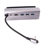 Docking Station TV Base Stand Hub Holder Dock USB C to RJ45 Ethernet 4K 60HZ HDMI-compatible Steam Deck Console 05